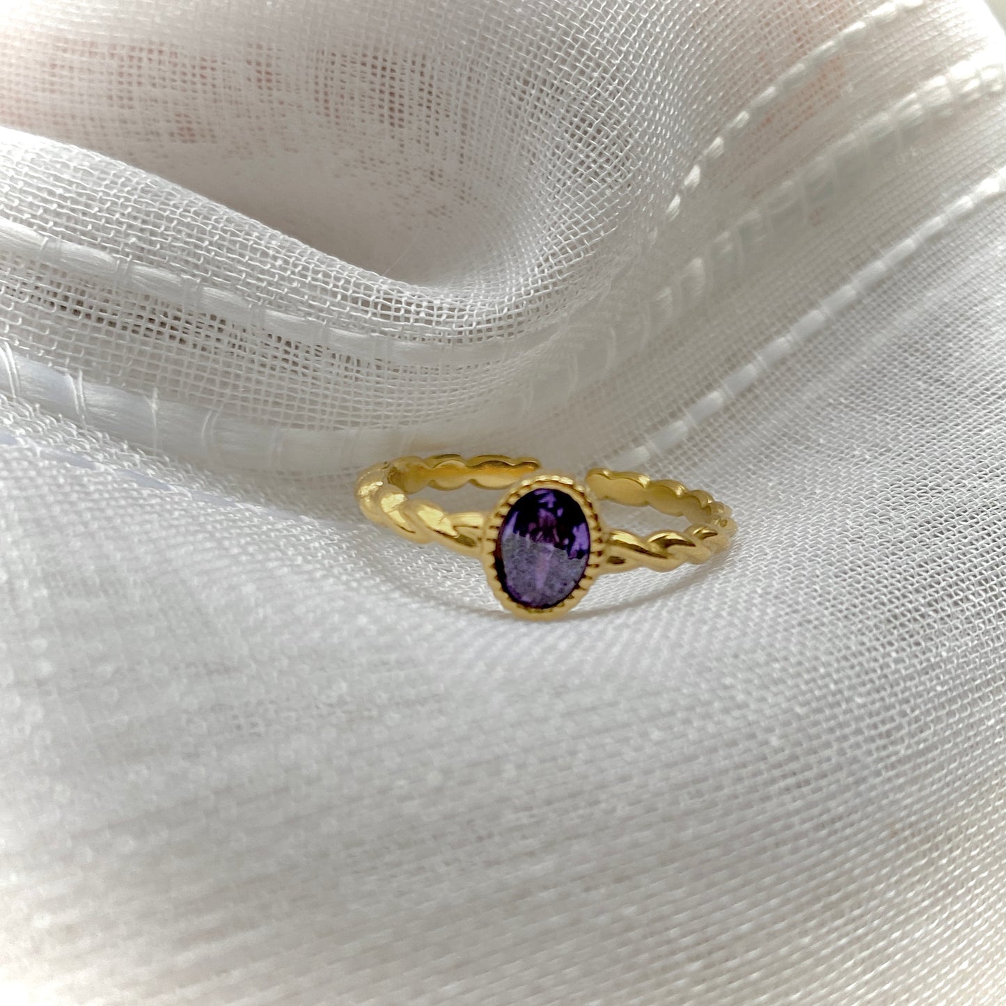 Anillo Ajustable Bella Violetta