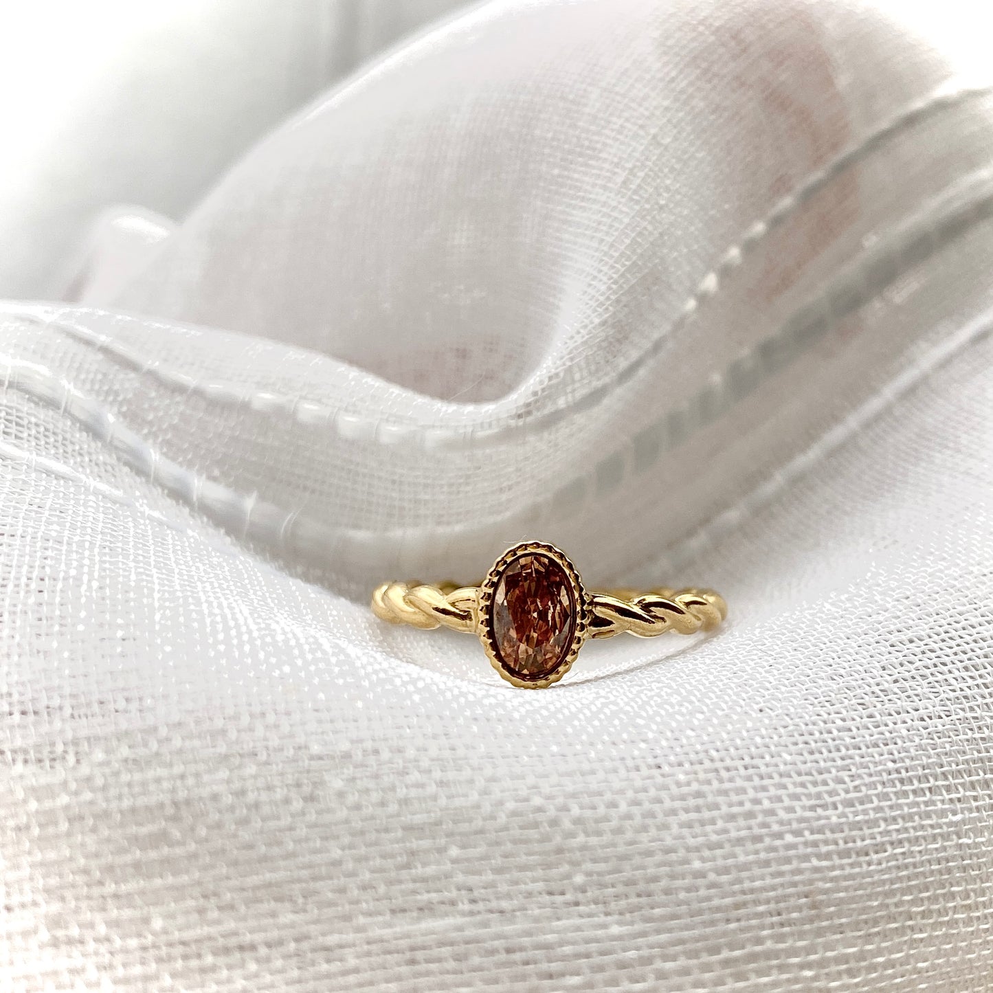 Anillo Ajustable Bella Dorado