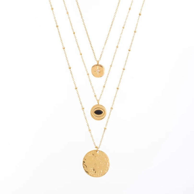 Collar Triple Circles