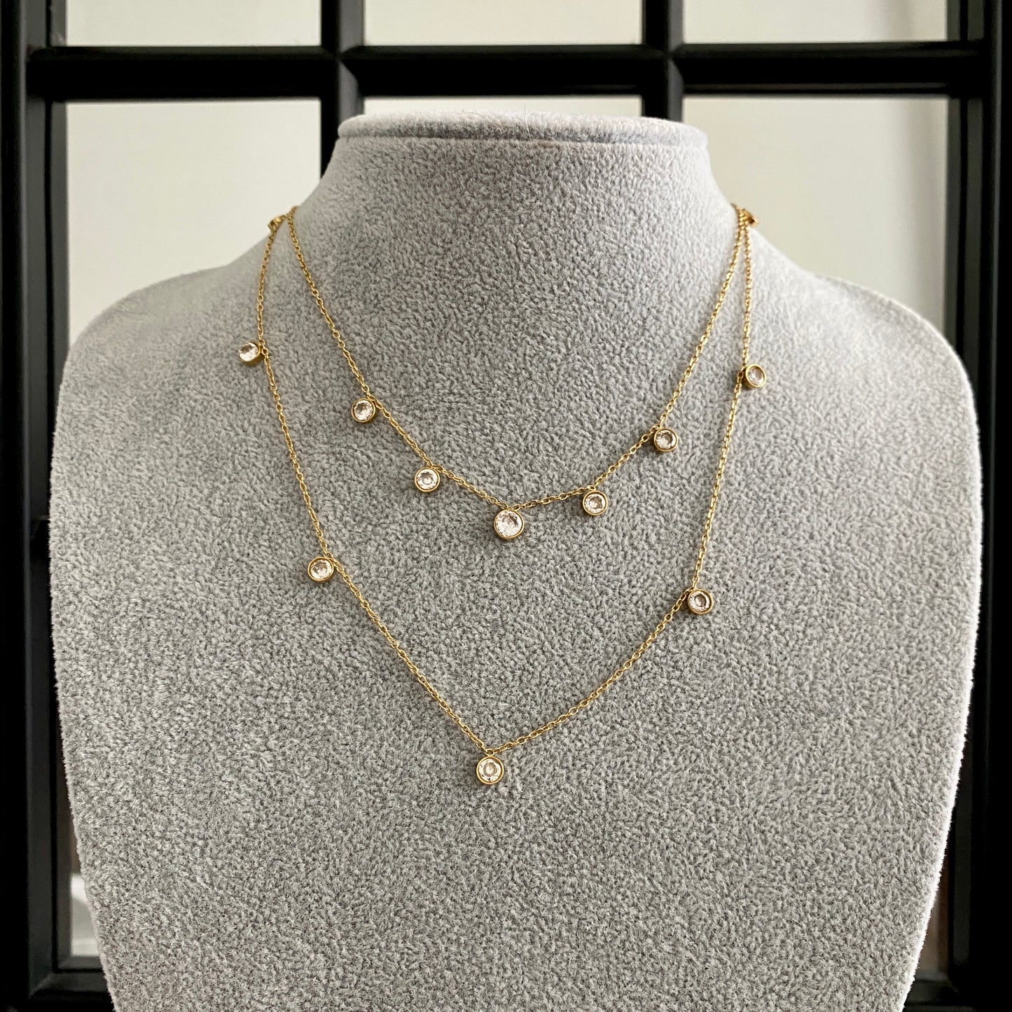 Collar Doble Shiny Diamond 🌟